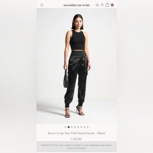 MANIÈRE DE VOIR crop top